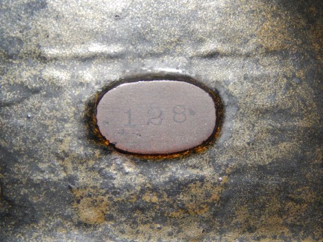 Serial number on perforator Serial number on perforator