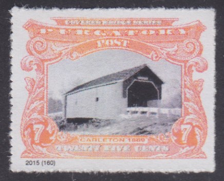 Purgatory Post Carleton stamp