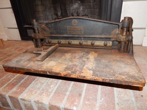 The Southworth Perforator Southworth hand perforator