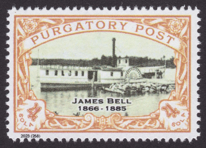 Purgatory Post James Bell stamp