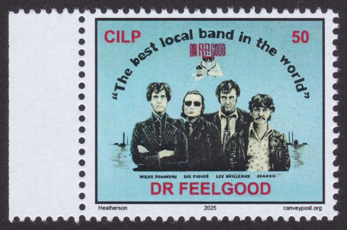 Canvey Island Local Post Dr. Feelgood stamp