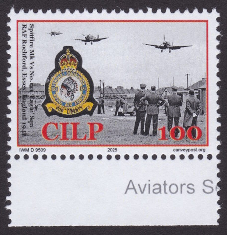 Canvey Island Local Post No. 121 “Eagle” Squadron stamp