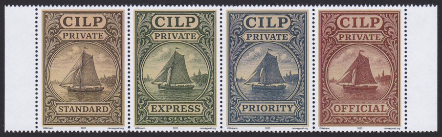 Canvey Island Local Post Thames Sailing Barges stamps