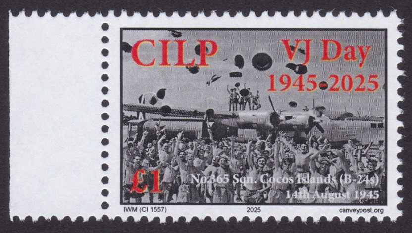 Canvey Island Local Post VJ Day stamp