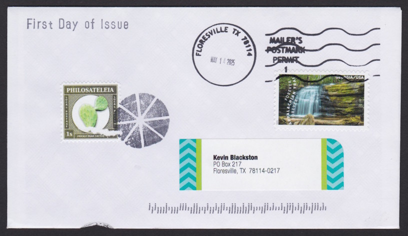 Philosateleian 1s Prickly Pear Cactus first day cover