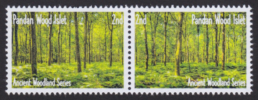 Pandan Wood Islet 2nd-Class Ancient Woodland Scenes stamps