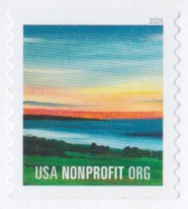 Summer Sunset Nonprofit Org stamp