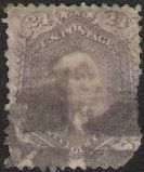 24¢ George Washington Purple 24-cent U.S. postage stamp picturing George Washington