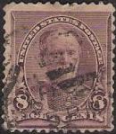 8¢ William T. Sherman Lilac 8-cent U.S. postage stamp picturing William T. Sherman