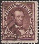 4¢ Abraham Lincoln Brown 4-cent U.S. postage stamp picturing Abraham Lincoln