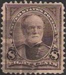 8¢ William T. Sherman Lilac 8-cent U.S. postage stamp picturing William T. Sherman