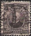 13¢ Benjamin Harrison Purple 13-cent U.S. postage stamp picturing Benjamin Harrison