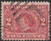 2¢ William Seward Red 2-cent U.S. postage stamp picturing William Seward