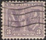 3¢ “Victory” & Flags of Allies Purple 3-cent U.S. postage stamp picturing 'Victory' and flags of Allies