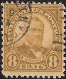 8¢ Ulysses S. Grant Olive 8-cent U.S. postage stamp picturing Ulysses S. Grant