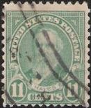 11¢ Rutherford B. Hayes Bluish-green 11-cent U.S. postage stamp picturing Rutherford B. Hayes