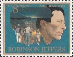 8-cent U.S. postage stamp picturing Robinson Jeffers