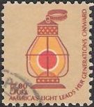 $5 U.S. postage stamp picturing lantern