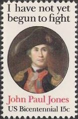 15-cent U.S. postage stamp picturing John Paul Jones