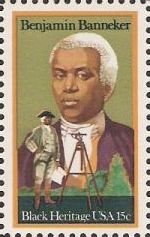 15-cent U.S. postage stamp picturing Benjamin Banneker