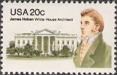 20-cent U.S. postage stamp picturing James Hoban