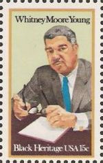 15-cent U.S. postage stamp picturing Whitney Moore Young