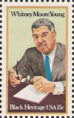 15-cent U.S. postage stamp picturing Whitney Moore Young