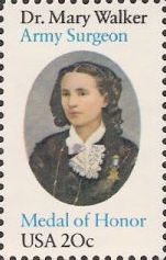20-cent U.S. postage stamp picturing Mary Walker