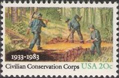 20-cent U.S. postage stamp picturing workmen