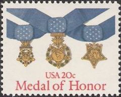 20-cent U.S. postage stamp picturing Medals of Honor