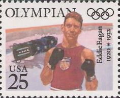 25-cent U.S. postage stamp picturing Eddie Eagen