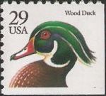 29-cent U.S. postage stamp picturing wood duck