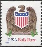 Non-denominated 10-cent U.S. postage stamp picturing eagle and shield