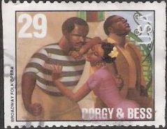 Porgy & Bess 29-cent U.S. postage stamp picturing scene from Porgy & Bess