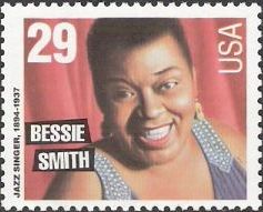 Bessie Smith 29-cent U.S. postage stamp picturing Bessie Smith