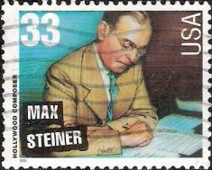 Max Steiner 33-cent U.S. postage stamp picturing Max Steiner