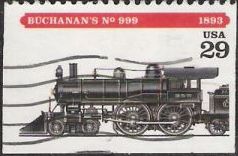 29-cent U.S. postage stamp picturing Buchanan's No. 999