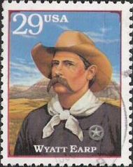 29-cent U.S. postage stamp picturing Wyatt Earp