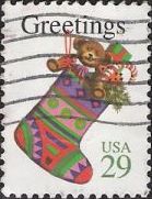 29-cent U.S. postage stamp picturing stocking