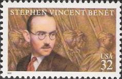 32-cent U.S. postage stamp picturing Stephen Vincent Benet