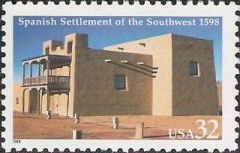 32-cent U.S. postage stamp picturing building