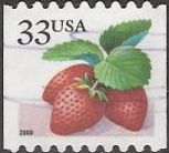 33-cent U.S. postage stamp picturing strawberries