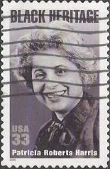 33-cent U.S. postage stamp picturing Patricia Roberts Harris