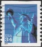 34-cent U.S. postage stamp picturing Statue of Liberty