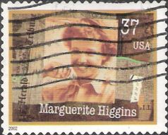 37-cent U.S. postage stamp picturing Marguerite Higgins