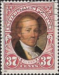 37-cent U.S. postage stamp picturing William Clark