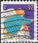 37-cent U.S. postage stamp picturing angel cookie