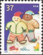 37-cent U.S. postage stamp picuring children cookies