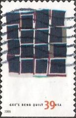 39-cent U.S. postage stamp picturing Gee's Bend quilt