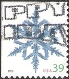 39-cent U.S. postage stamp picturing snowflake